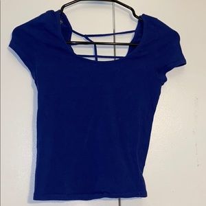 It’s a Blue cute Crop top 💙